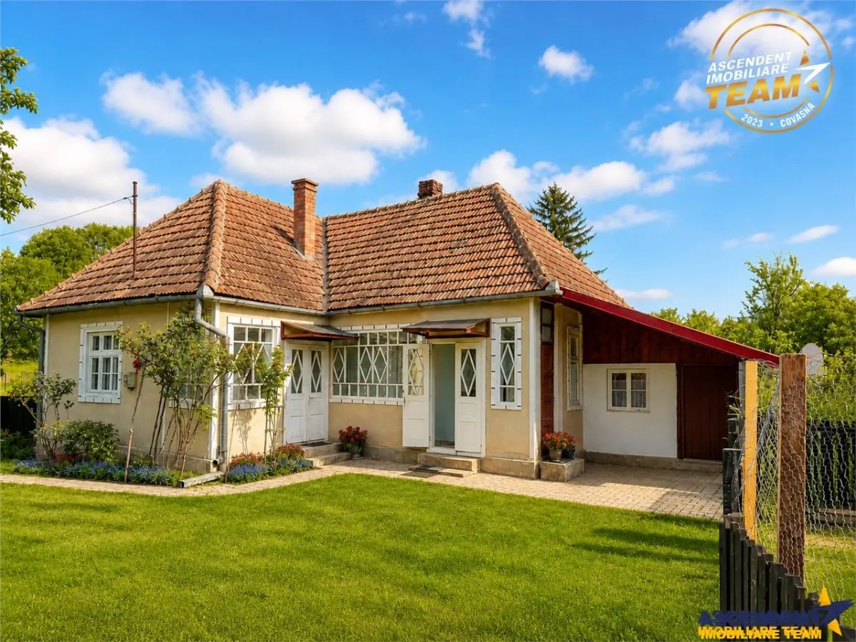 Casa cu farmec rustic + teren privat de 3.315 mp, Borosneul Mic, Covasna - foto 4