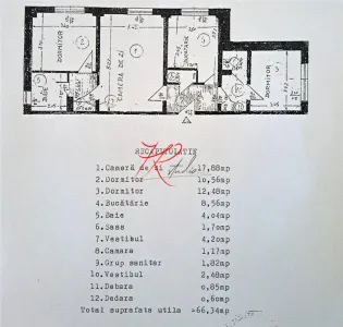 Vanzare apartament 3/4 camereTurda ideal birou, total renovat - foto 1