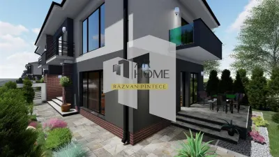 Vile de lux, P+1E, 4 camere, teren 230 mp, Paulestii Noi - foto 17