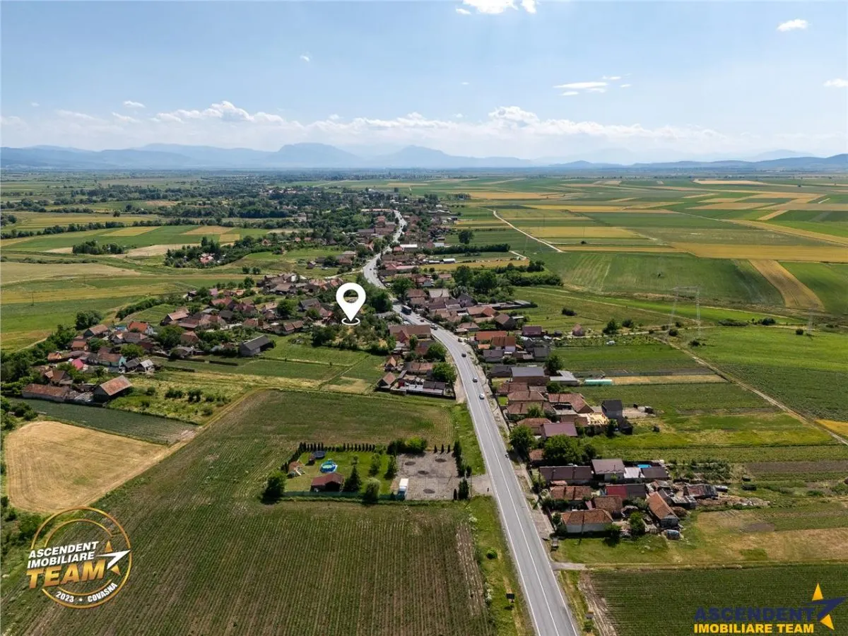 FILM! Casa personalizabila +2.700mp teren,pomi fructiferi,langa Sfantu Gheorghe: Santionlunca - foto 1