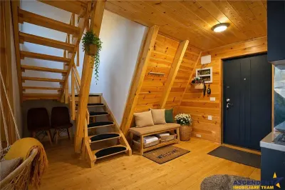 In incantare peisagistica,rafinata cabana, echipata,Moieciu,Bran,Brasov - foto 11