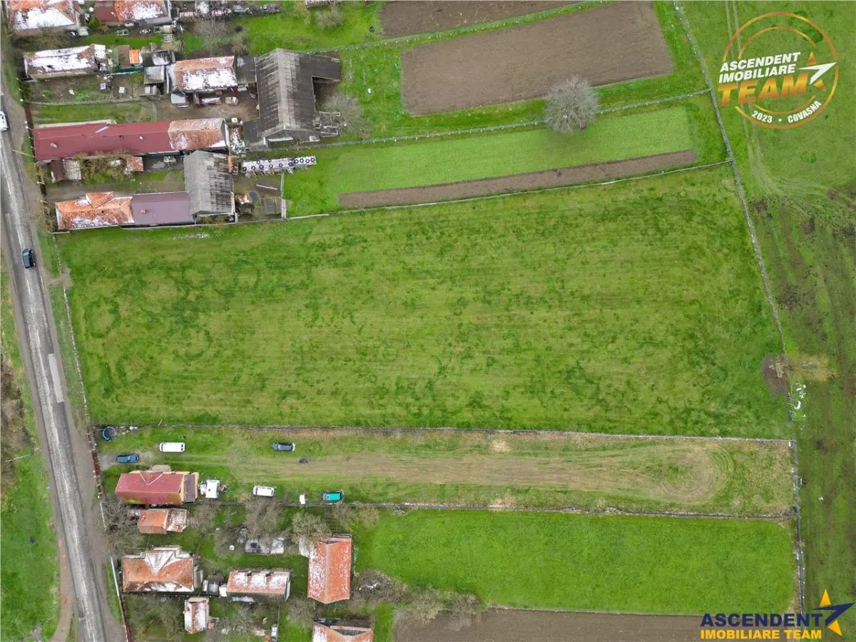 Teren strategic pentru dezvoltare si investitie, 8.000 mp intravilan valoros, Sanzieni, Covasna - foto 5