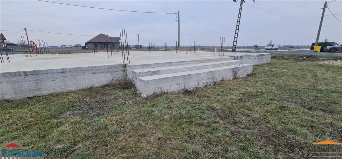 Teren -Fundatie pt. Casa noua Parter 228mp in constructie -Livada - foto 15