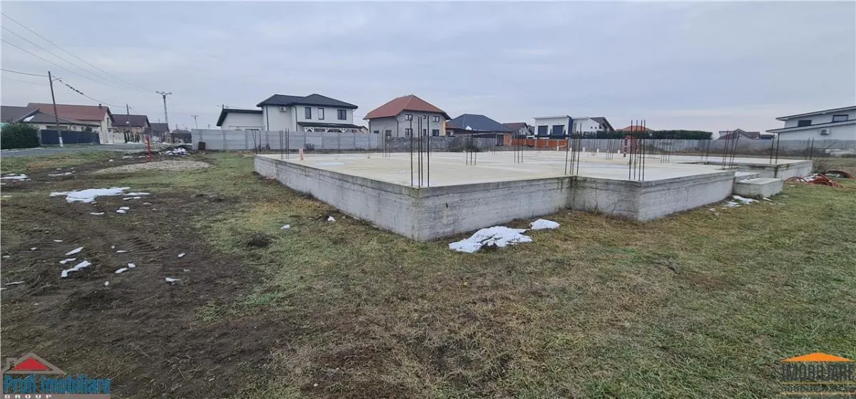 Teren -Fundatie pt. Casa noua Parter 228mp in constructie -Livada - foto 10
