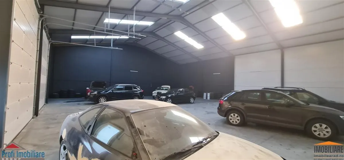 Hala noua langa A1 pe artera principala 360mp acces TIR  in interior - foto 4