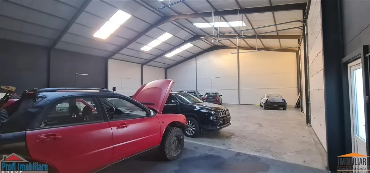 Hala noua langa A1 pe artera principala 360mp acces TIR  in interior - foto 8