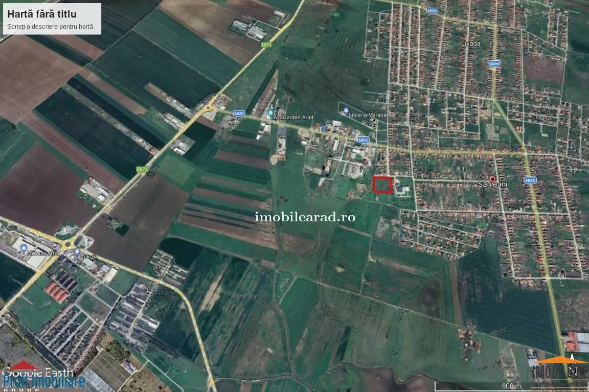 Teren intravilan 10.000mp cu utilitati, imprejmuit, Loc. Sanleani intre case, pretabil pentru cartier de blocuri - foto 1