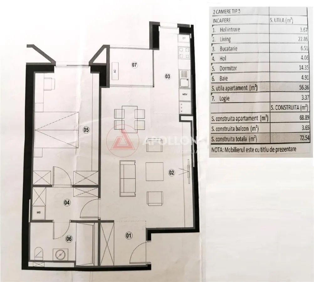 apartament de 2 camere nou , mobilat, utilat lux in ansamblul rezidential â€œ102 The Addressâ€, cu parcare in garaj subteran - foto 7