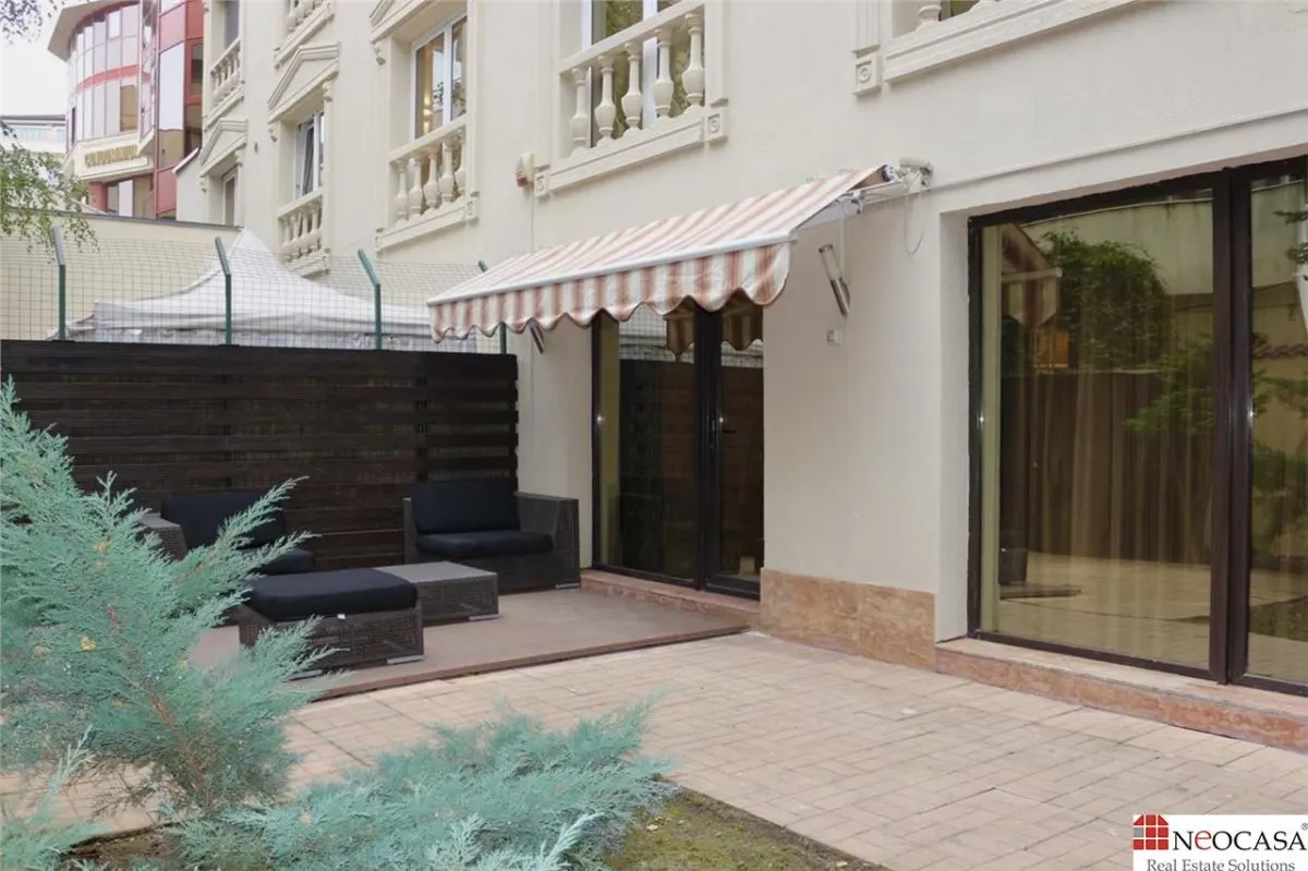 Apartament cu gradina de 100 mp - 3 camere- Herastrau, Nordului - foto 19