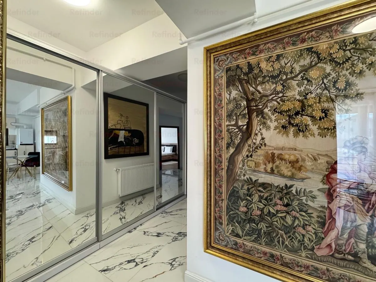 Vanzare apartament 3 camere mobilat si utilat LUX | centrala proprie| loc de parcare-garaj | Pipera - Drumul  Bisericii | - foto 14