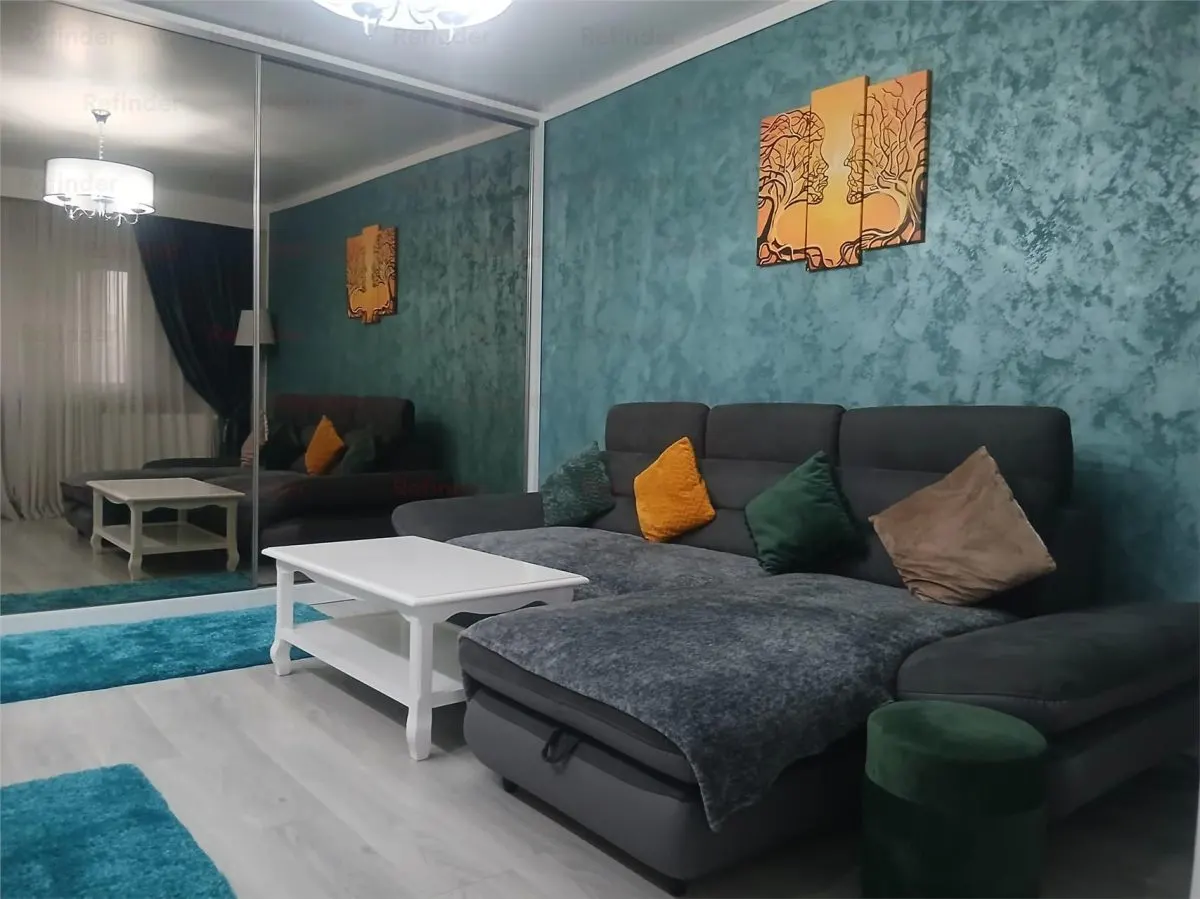 Vanzare apartament 3 camere | Titan | Parcul Teilor | bl 2019 | etaj 1/4 | lift | 77mp utili | 2 bai | mobilat si utilat lux | loc parcare | - foto 1