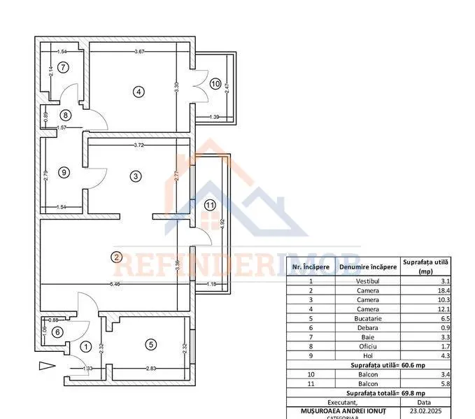 Apartament de vanzare cu 3 camere, zona Titan - foto 7