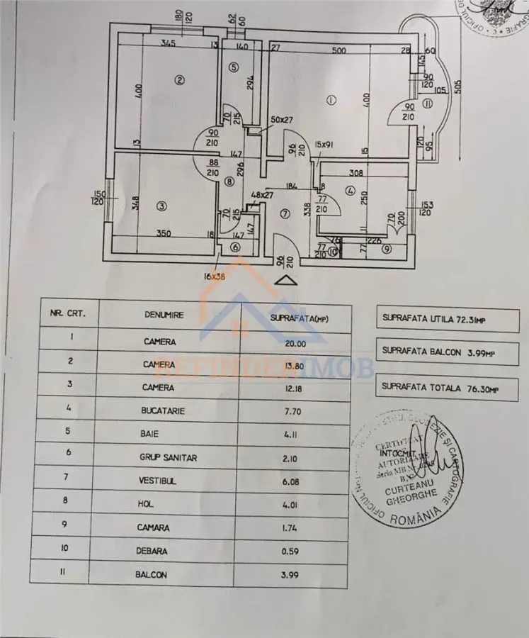 Apartament de vanzare cu 3 camere, zona Unirii - foto 5