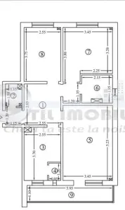 Apartament 3 camereÂ  â€“ Dacia | 72 mp - Iasi