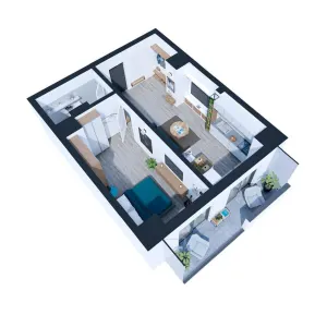 Apartament 2 camere - bloc nou - Cug - Selgros - foto 2
