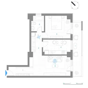 Apartament 2 camere - bloc nou - Cug - Selgros - foto 3