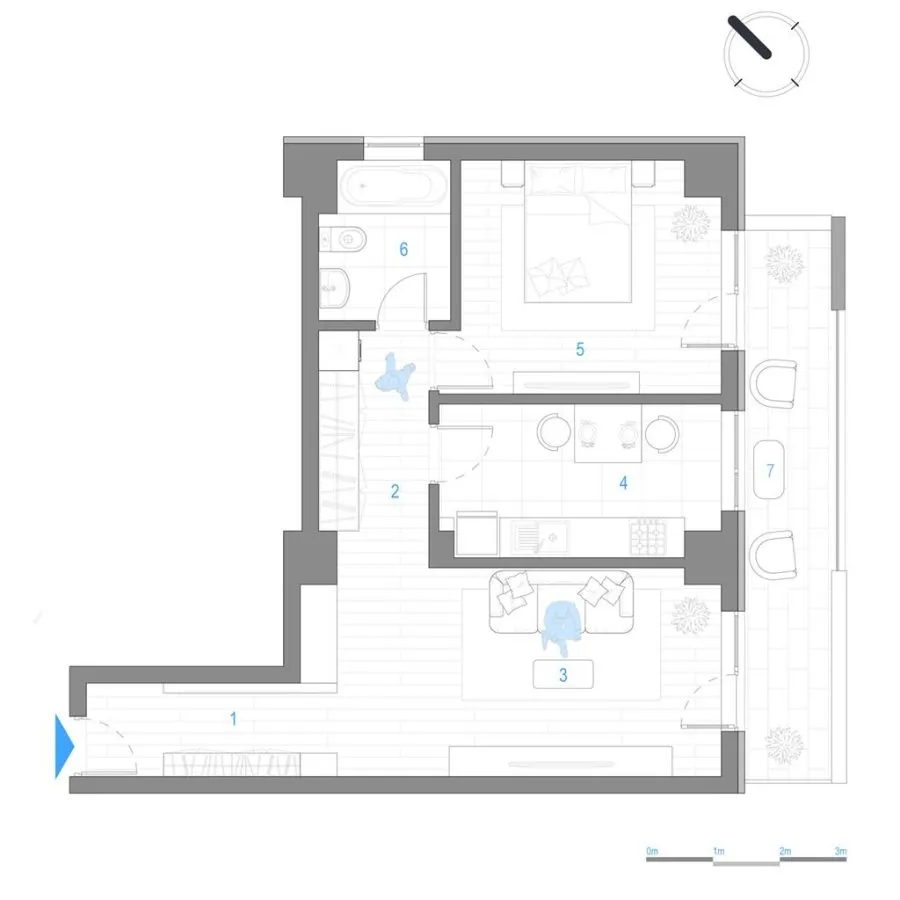 Apartament 2 camere - bloc nou - Cug - Selgros - foto 3