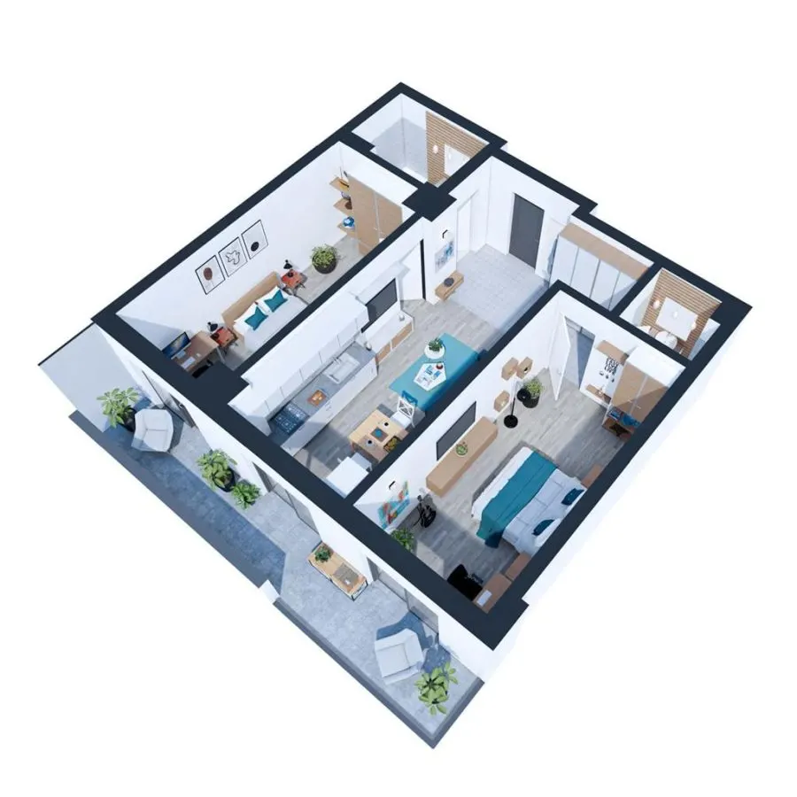 Apartament 3 camere - bloc nou - Cug - Selgros - foto 3