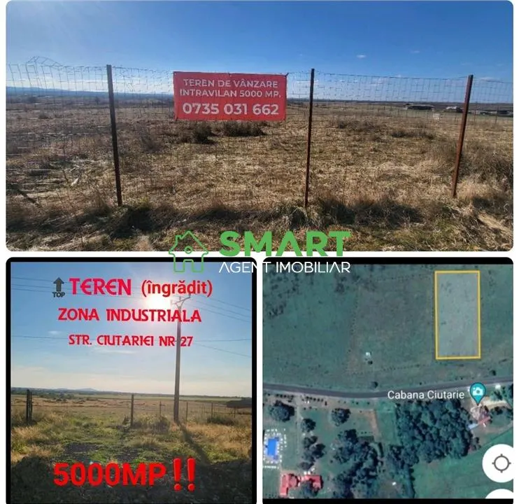 Teren intravilan, Sebis , zona str. Ciutariei. - foto 1