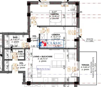 Vanzare apartament 3 camere bloc nou Finisat 4 km de Auchan Iris, Cluj-Napoca - foto 1