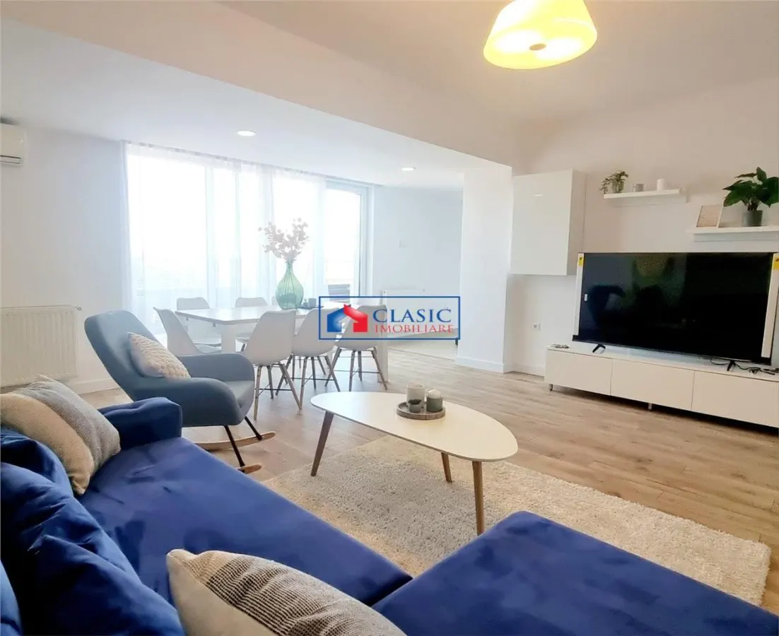 Inchiriere apartament tip penthouse 5 camere de LUX in Buna Ziua- zona Mega Image - foto 1