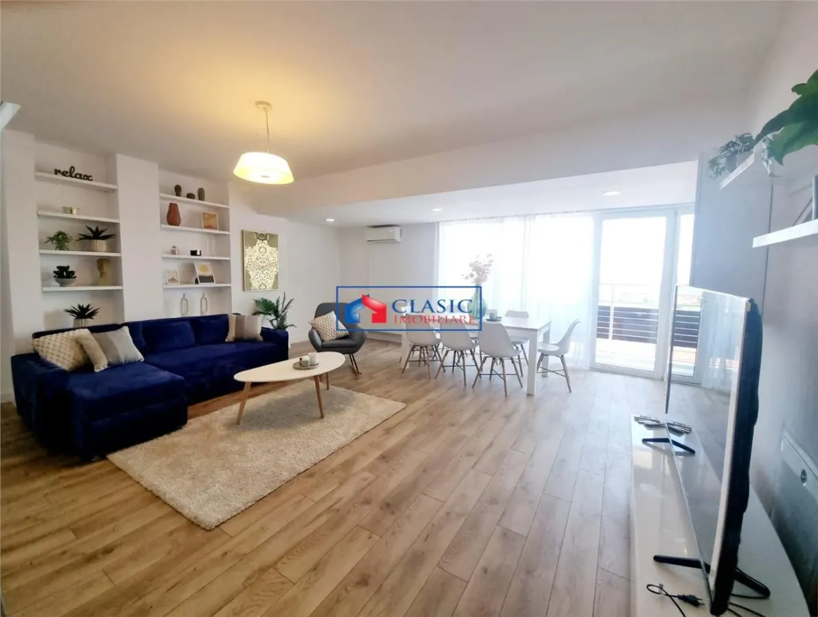 Inchiriere apartament tip penthouse 5 camere de LUX in Buna Ziua- zona Mega Image - foto 2