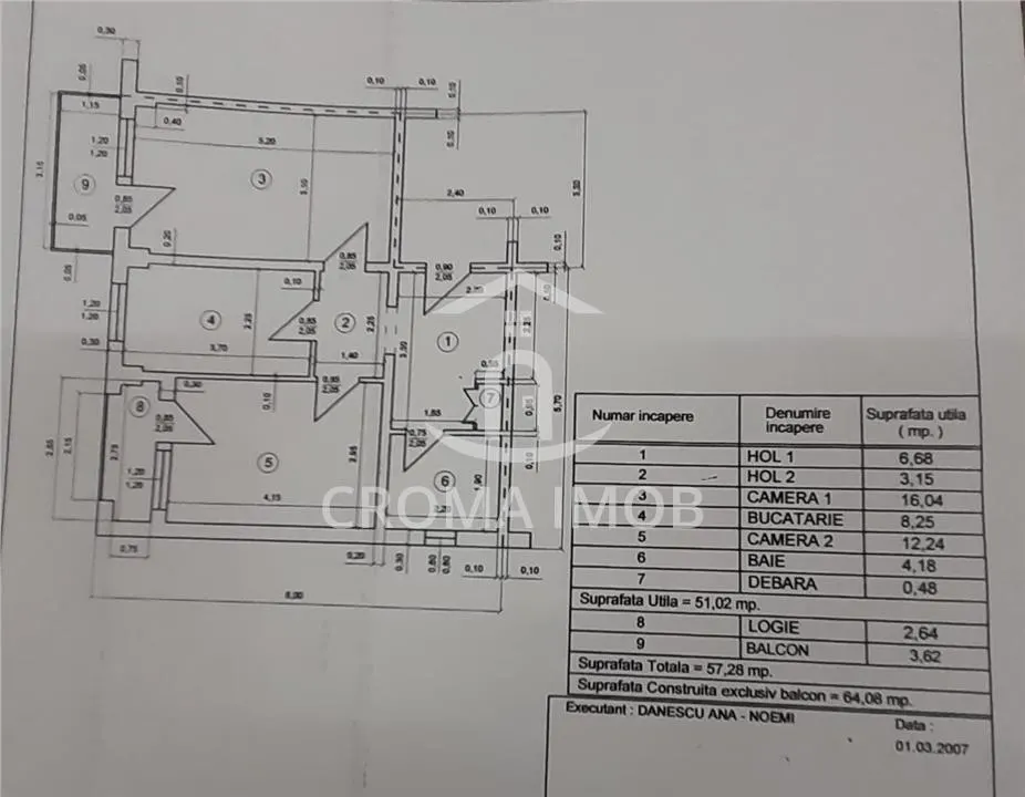 Vanzare apartament 2 camere, decomandat, zona Sud, Bariera Bucuresti, Ploiesti - foto 16