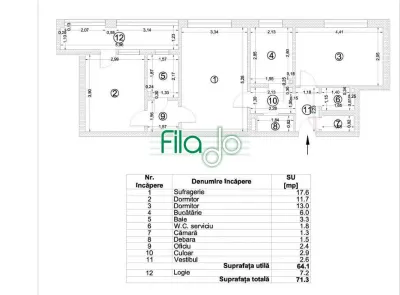 Apartament 3 camere Titan, Baba Novac - foto 1