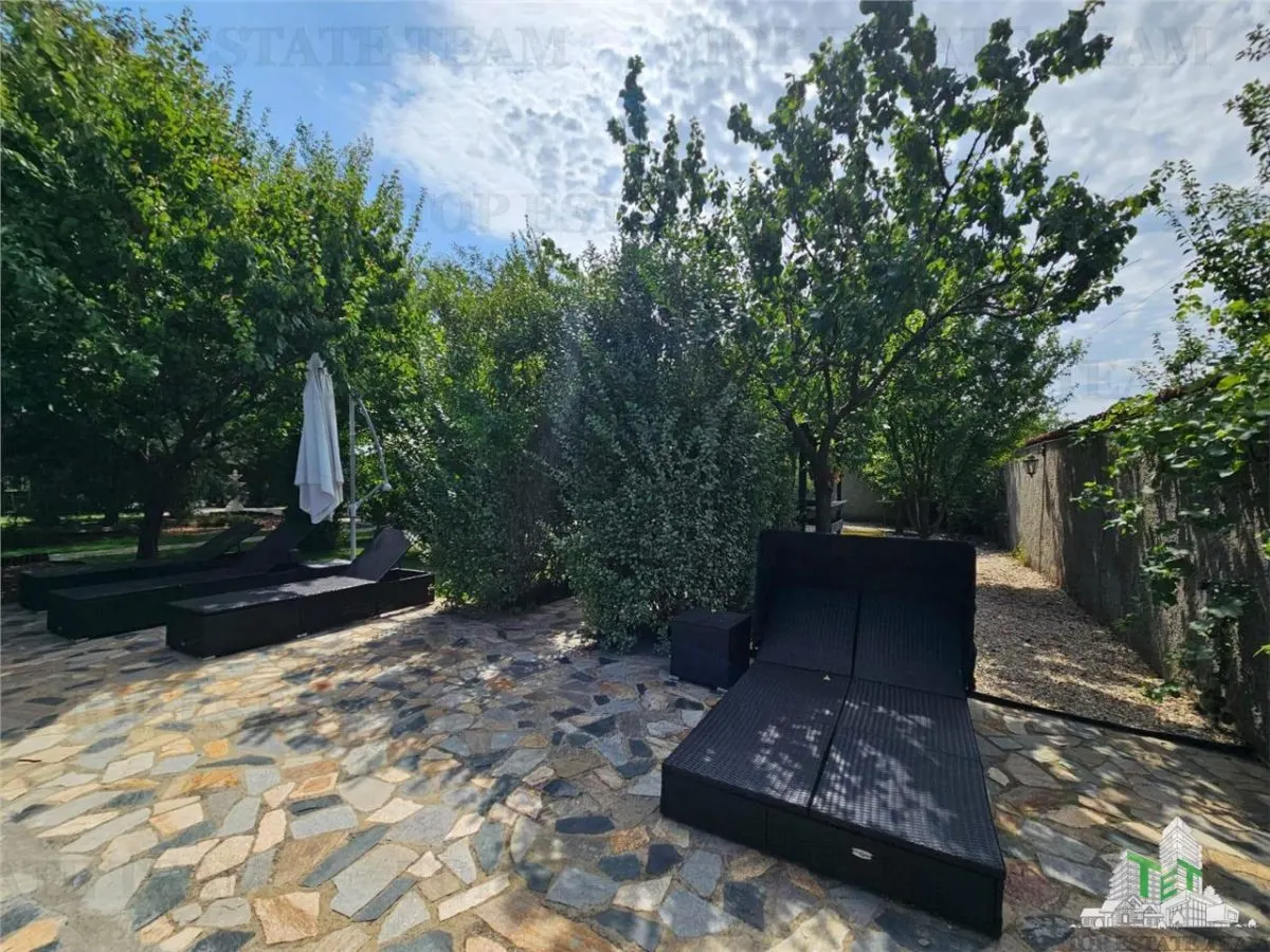 Vila superba, cu piscina, 970mp teren, D+P+E+M, gradina amenajata+pomi fructiferi cu toate utilitatile in Clinceni judet Ilfov - foto 18