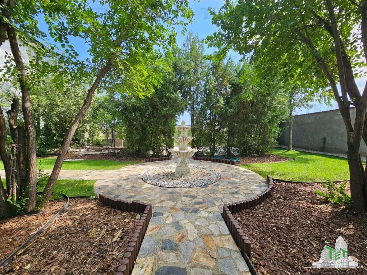 Vila superba, cu piscina, 970mp teren, D+P+E+M, gradina amenajata+pomi fructiferi cu toate utilitatile in Clinceni judet Ilfov - foto 22