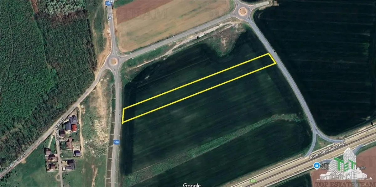 Vanzare teren intravilan construibil, Branesti-Ilfov, 5100 mp, ideal rezidenta sau investitie - foto 1
