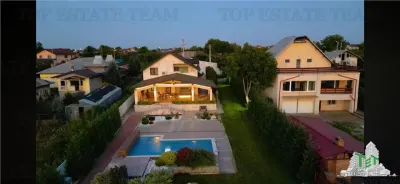 Vila cu deschidere la lac, piscina, garaj inchis - Branesti, Ilfov - foto 9
