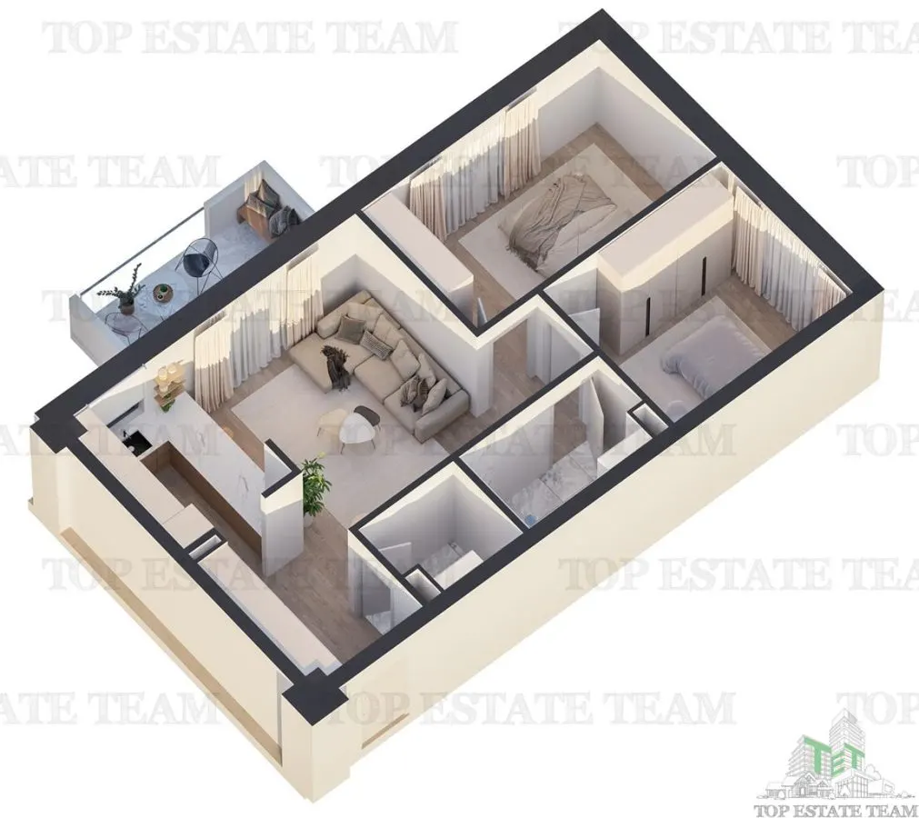 PROMOTIE! Ultima unitate - Apartament 3 camere bloc modern Soseaua Alexandria - foto 2