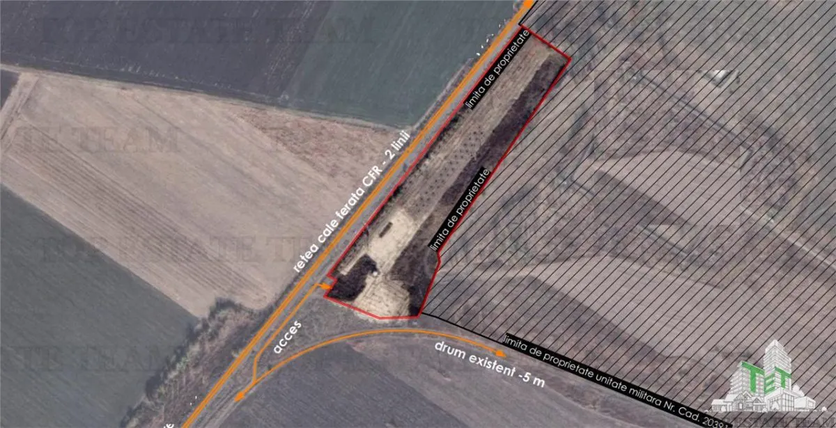 Teren si platforma betonata cu acces rapid la Autostrada Moldovei - Boboc, Buzau, 24076 mp. - foto 4