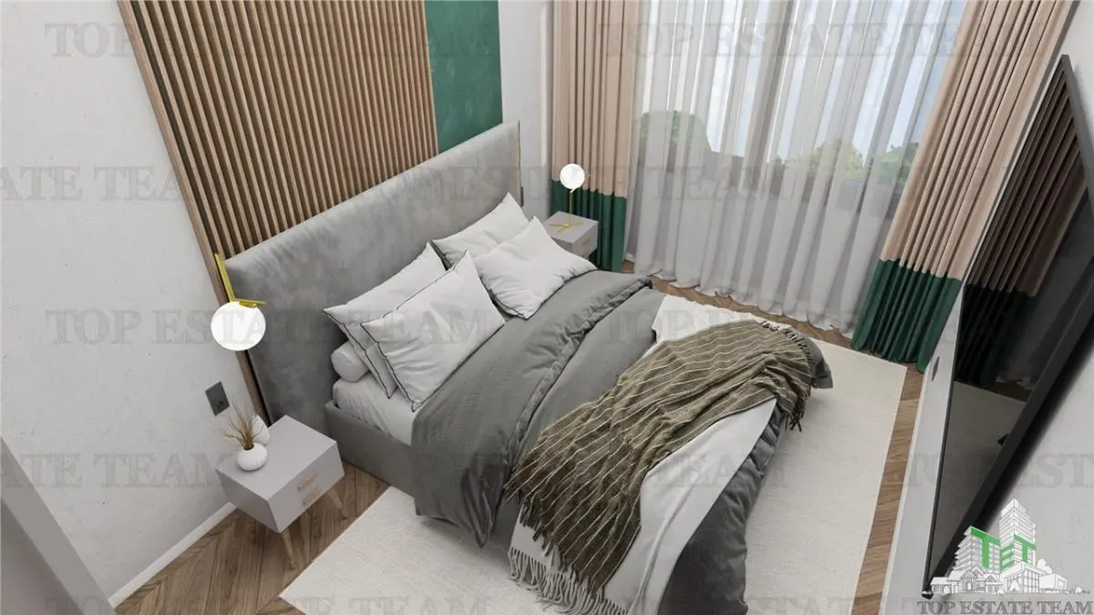 Apartament 2 camere intr-un bloc nou, modern, 62mp utili + balcon,  la 15 minute de Palatul Parlamentului. - foto 12