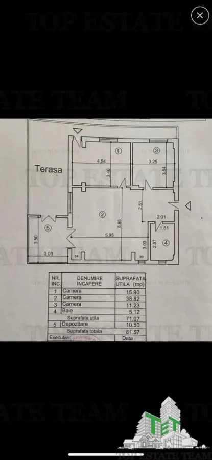 PLATA IN RATE - Apartament 3 camere cu terasa de vanzare in zona Parc Bazilescu - foto 14
