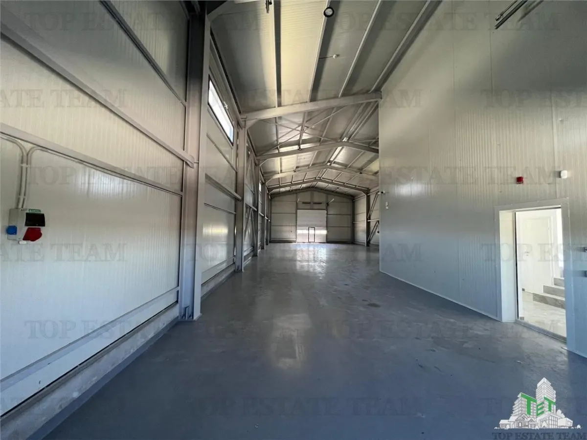 Hala industriala, pretabila, fabrica, productie, service auto, 1024mp teren, 421mp utili,Panouri solare, 46kw, Domnesti Ianga Linia de Centura - foto 1