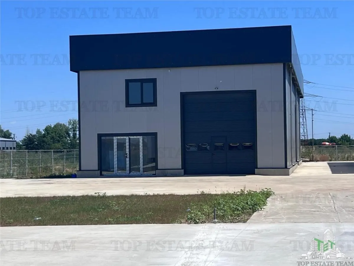 Hala industriala, pretabila, fabrica, productie, service auto, 1024mp teren, 421mp utili,Panouri solare, 46kw, Domnesti Ianga Linia de Centura - foto 1
