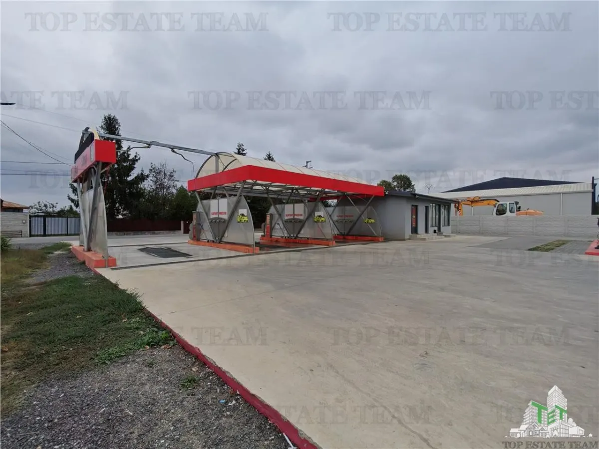 Afacere la cheie, cu profit din prima zi, spalatorie auto utramoderna si spatiu comercial stradal in Domnesti - foto 4
