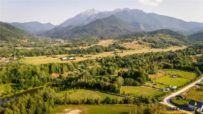 FILM! Oaza paradisiaca cu lac, vedere catre Bucegi, Glajerie/ Rasnov, pretabil Casute/Pensiune - foto 14
