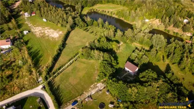 FILM! Oaza paradisiaca cu lac, vedere catre Bucegi, Glajerie/ Rasnov, pretabil Casute/Pensiune - foto 8