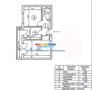 Apartament 2 Camere Popesti-Leordeni COD 244 - foto 9