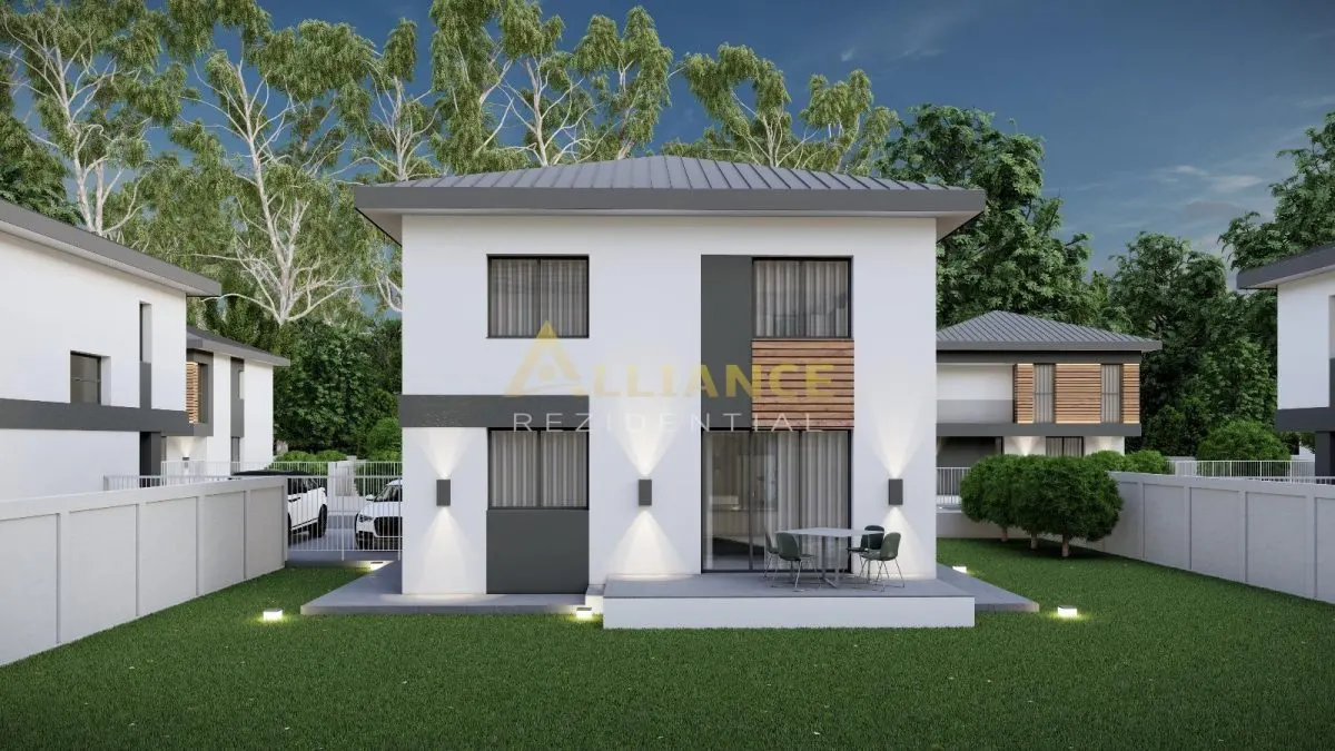 Casa individuala P+1E - 4 camere 2 bai - teren 330mp - 300m de scoala - foto 2