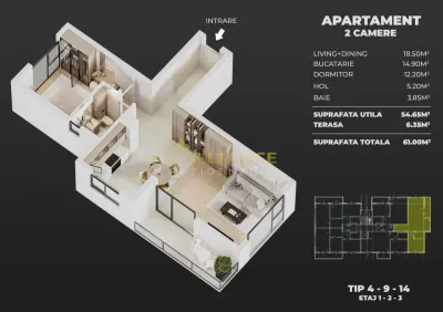 Ame Residence Exclusivitate  Proiect nou ap 2 si 3 camere - foto 8