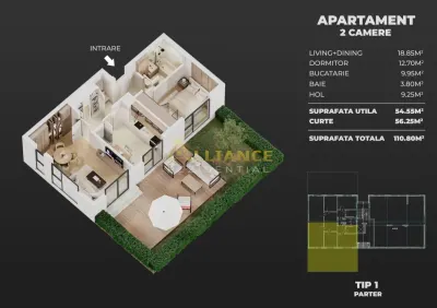 Ame Residence Exclusivitate  Proiect nou ap 2 si 3 camere - foto 10