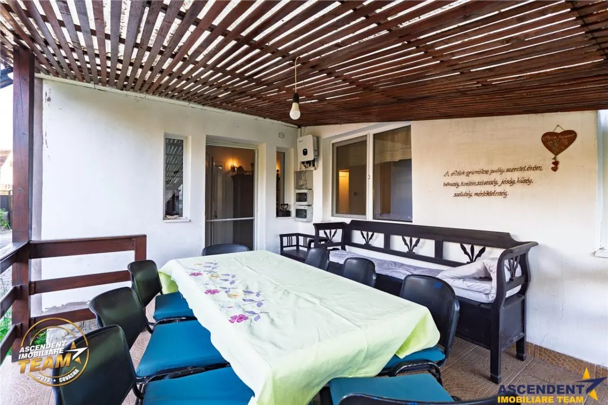 Casa familiala cu: teren 2.822 mp intravilan, ,sauna,  atelier, terasa, Central Capeni Baraolt - foto 12