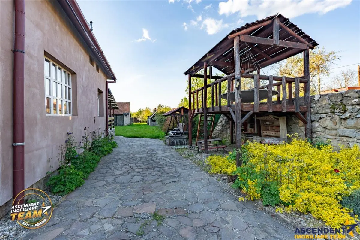 Casa familiala cu: teren 2.822 mp intravilan, ,sauna,  atelier, terasa, Central Capeni Baraolt - foto 20