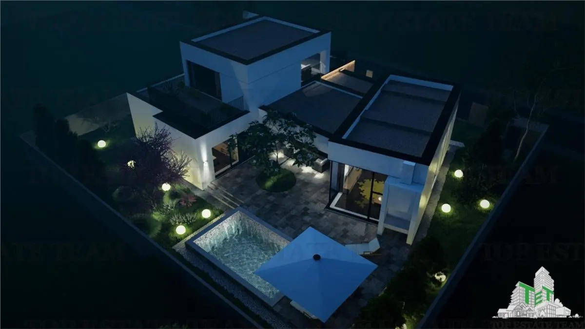 Vila lux teren 750mp cu piscina si garaj langa Soseaua de Centura - foto 7
