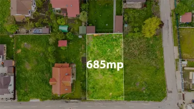 Comision 0% Teren intravilan 685 mp la asfalt, cu utilitatile la drum si AC casa - foto 4