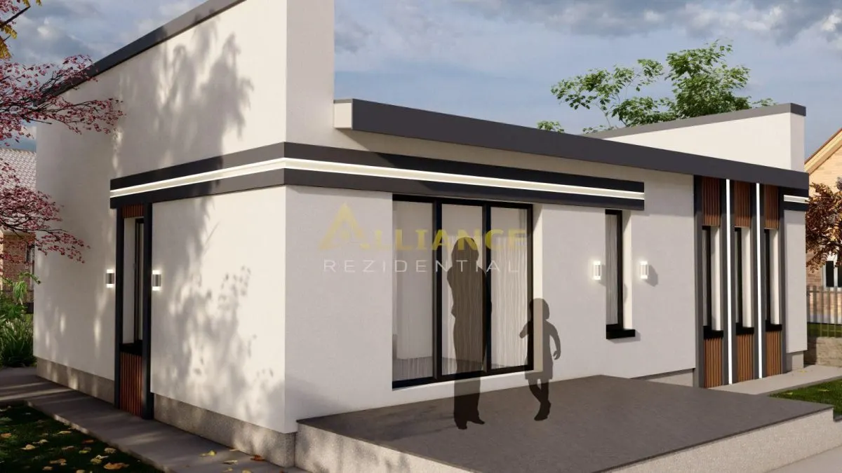 Casa individuala parter || 4 camere 2 bai || teren 309mp - foto 6